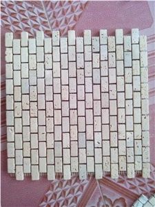 Natural Beige Travertine Mosaic Supplier