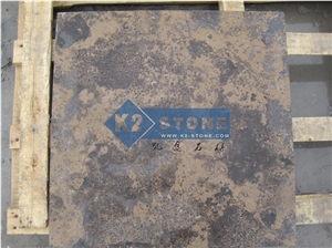 Bronze/Cappuccino/Rusty Manchu Caviar Limestone Tiles & Slabs,China Brown Limestone