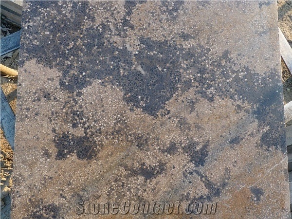 Bronze/Cappuccino/Rusty Manchu Caviar Limestone Tiles & Slabs,China Brown Limestone