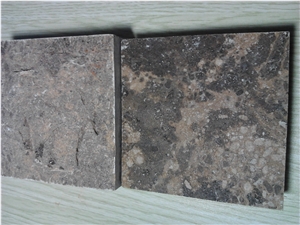 Golden Cornat Limestone,China Brown Limestone Slabs & Tiles