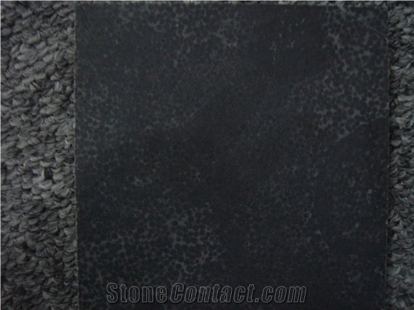 Manchu Caviar Limestone Tile,China Black Limestone