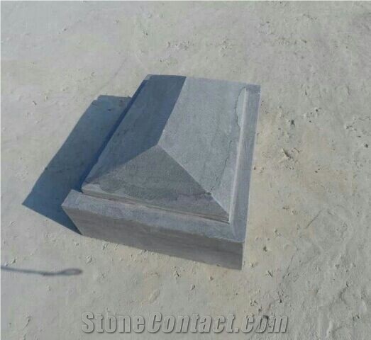 Blue Limestone Wall Heads Pyramide,Special Wall Heads Pier Caps & Quoin