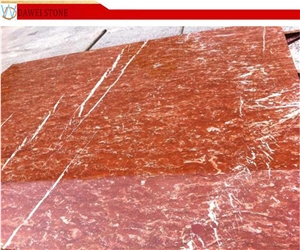 Best Price Red Rose Marble Tiles & Slabs, China Red Marble