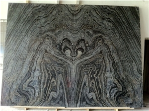 China Black Wood Grain Marble Tiles & Slabs