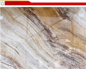 Nirvana Marble,White and Brown Veins Marble Tiles & Slab