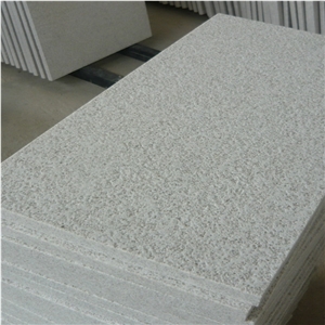 Pearl White Granite Flamed Tiles, China White Granite