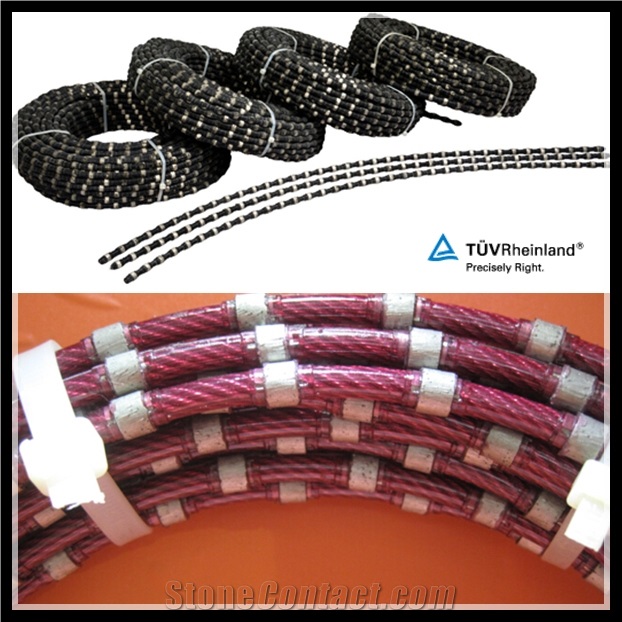 Diamond Wire Saw for Quarry Profiling Block Cutting Rubber Coat or Plastic Fixing Jdk Professional Dh