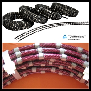 Diamond Wire Saw for Quarry Profiling Block Cutting Rubber Coat or Plastic Fixing Jdk Professional Dh