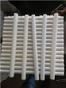 Pure White Marble Pencil Liners,China Royal White Marble Molding & Border