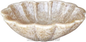 China Yellow Onyx Wash Basin,Bathroom Sinks