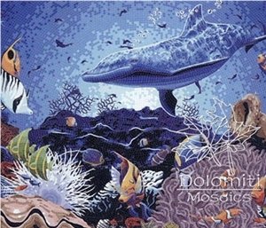 Glass Mosaic Art Of Undersea World