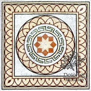 Marble Mosaic Carpet Sf0051 Medallion