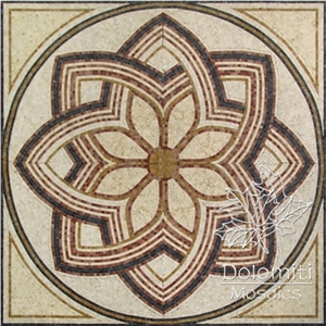 Marble Mosaic Carpet Sf0068-3 Medallion