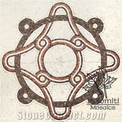 Marble Mosaic Carpet Sf0069 Medallion