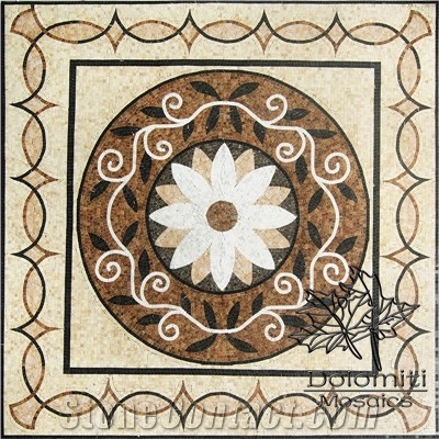 Marble Mosaic Carpet Sf0075 Medallion