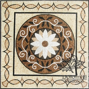 Marble Mosaic Carpet Sf0075 Medallion