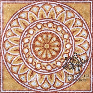 Marble Mosaic Rug Sf0081 Medallion