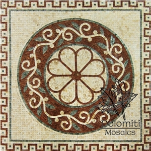 Marble Mosaic Rug Sf0083 Medallion