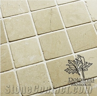 Marfil Polished Marble Mosaics Tiles,Mosaic Bathroom Tiles