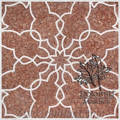 Stone Carpet Marble Mosaic Rug Art Tile Floor S133 Medallion
