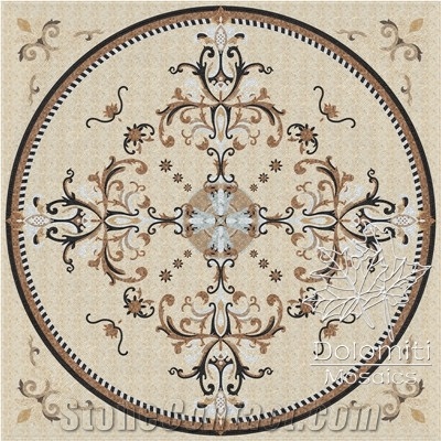 Stone Carpet Marble Mosaic Rug Art Tile Floor Sf 242 Medallion