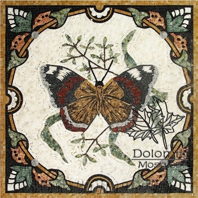 Stone Carpet Marble Mosaic Rug Art Tile Floor Sf121 Medallion