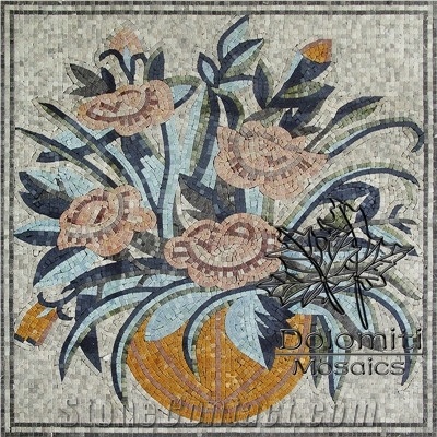 Stone Carpet Marble Mosaic Rug Art Tile Floor Sf134 Art Works