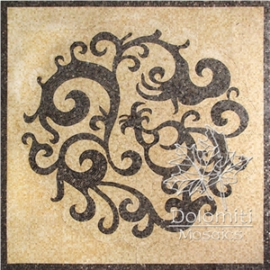 Stone Carpet Marble Mosaic Rug Art Tile Floor Sf142 Medallion