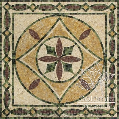 Stone Carpet Marble Mosaic Rug Art Tile Floor Sf150 Medallion