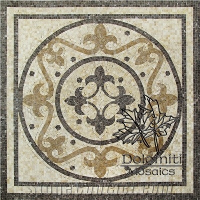 Stone Carpet Marble Mosaic Rug Art Tile Floor Sf158 Medallion