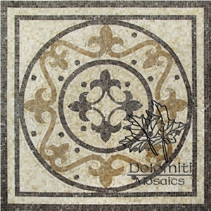 Stone Carpet Marble Mosaic Rug Art Tile Floor Sf158 Medallion