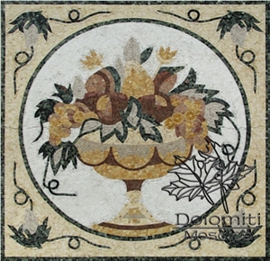 Stone Carpet Marble Mosaic Rug Art Tile Floor Sf163 Medallion