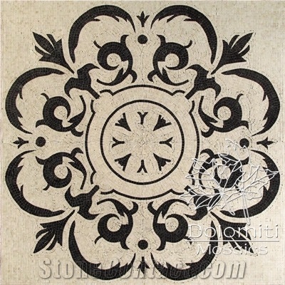 Stone Carpet Marble Mosaic Rug Art Tile Floor Sf167 Medallion