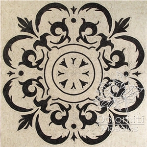 Stone Carpet Marble Mosaic Rug Art Tile Floor Sf167 Medallion