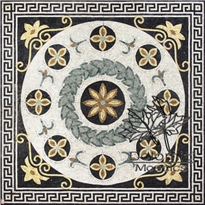 Stone Carpet Marble Mosaic Rug Art Tile Floor Sf177 Medallion