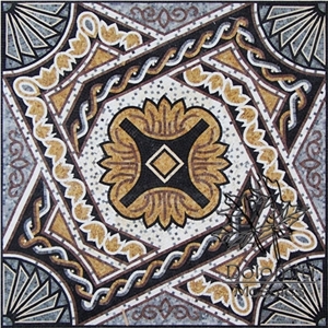 Stone Carpet Marble Mosaic Rug Art Tile Floor Sf88 Medallion