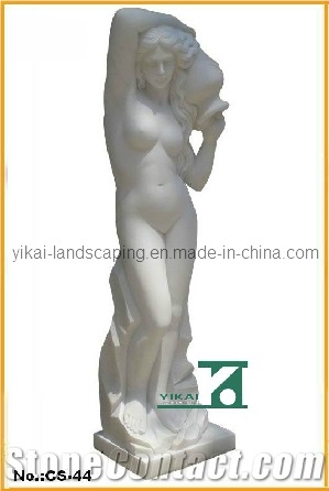 Granite Carving Head Status,Character Figure Statues, White Granite Sculpture