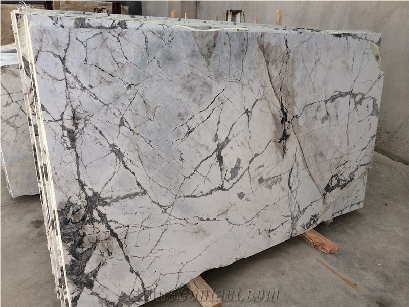 Iceberg - White Grey Marble Slabs & Tiles