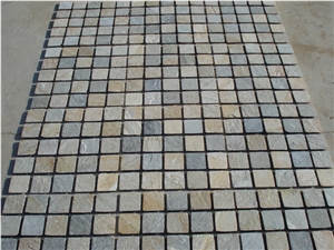 Slate Pavings, Patterns Of Mesh, Paving Slabs