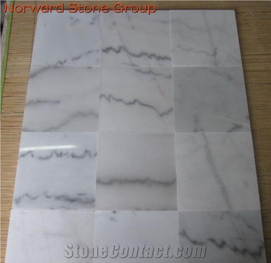 Guangxi White Marble Slab, Tiles