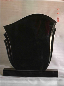 Shanxi Black Granite Headstone Model M001