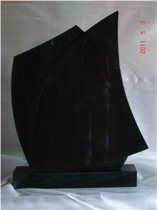 Western Style Tombstone Model M007, Hebei Black