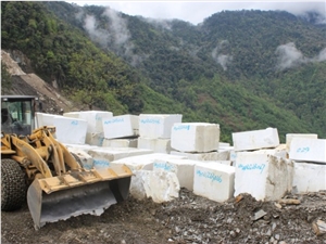 Grade a White Marble Blocks,Yunnan White Marble Block