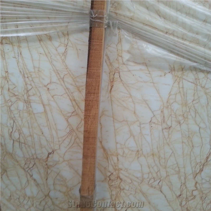 Golden Spider Marble Slab, Greece Beige Marble