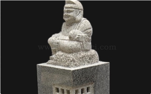 Granite Garden Lanterns And Lamps, Grey Granite Lamps