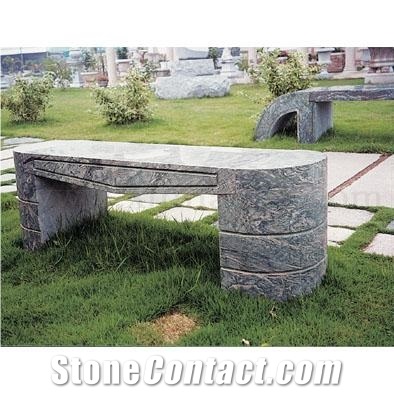 Grey Granite Garden Banch