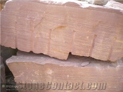 Red Sandstone Blocks, China Red Sandstone