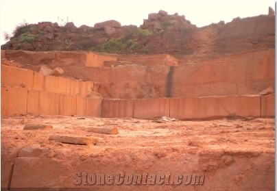 Red Sandstone Quarry, Red Sandstone Block