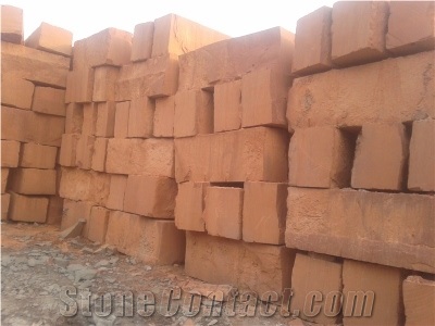 Sichuan Red Sandstone Blcock,Red Sandstone Block
