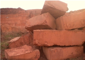 Sichuan Red Sandstone Block Quarry, China Red Sandstone